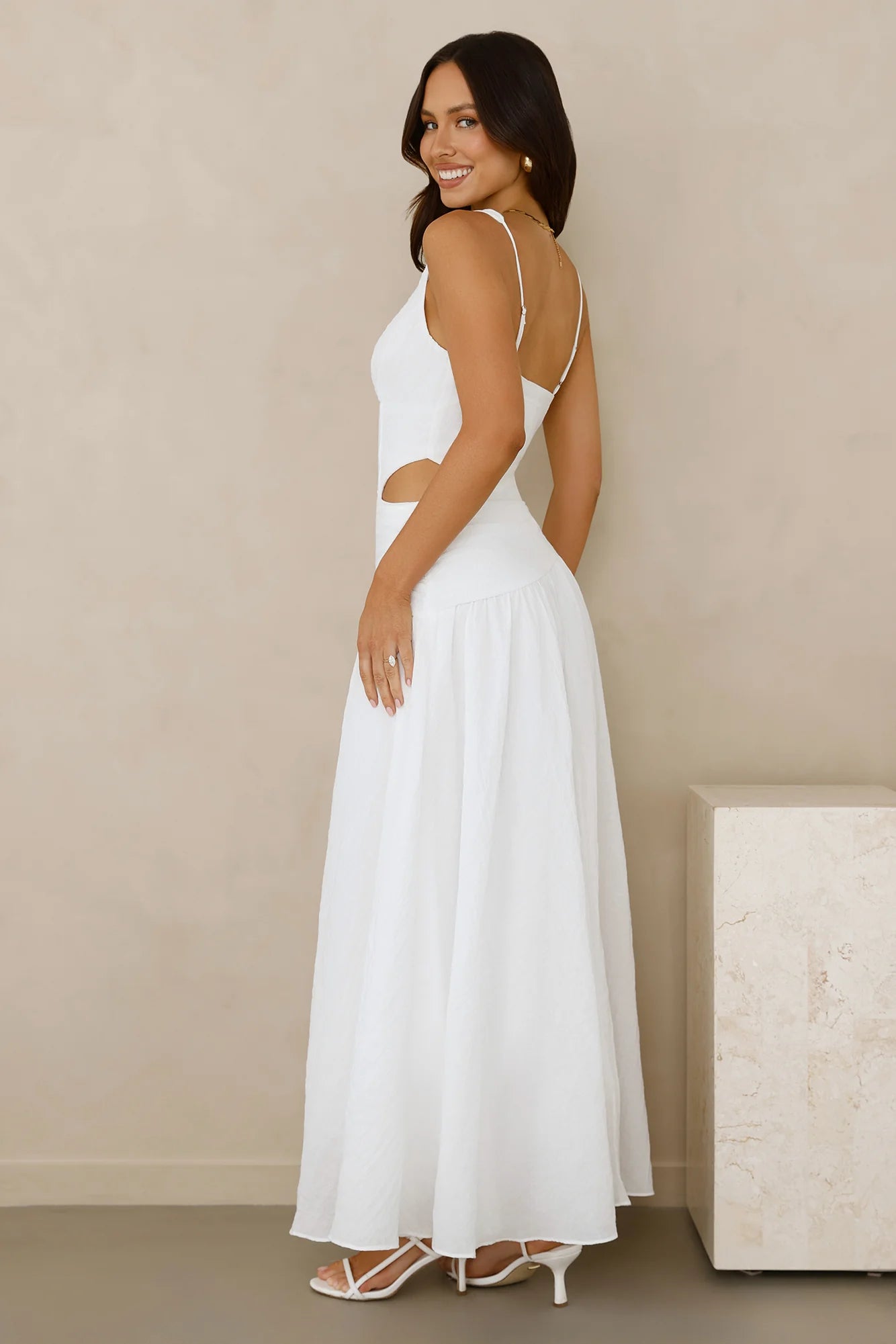 Ballet Babe Maxi Dress White